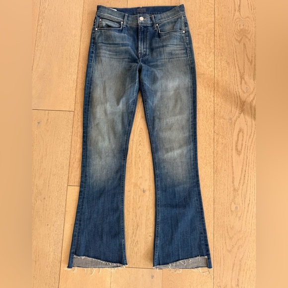 MOTHER The Runaway Step Fray Jeans Night in Havana 29 - Picture 7 of 13